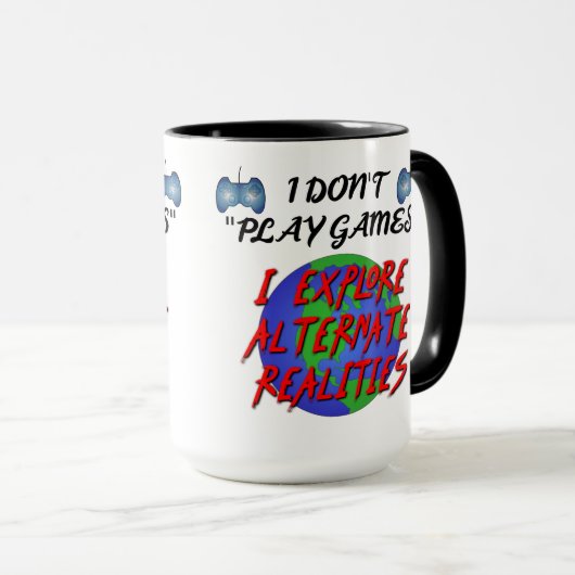 私が探索す遊る「ゲーム」はしない マグカップ (正面右)