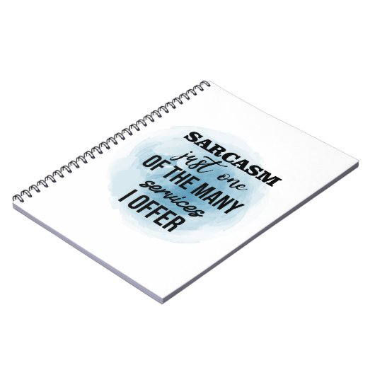 私が提供するサービスの1つだけを皮肉る ノートブック (左側)