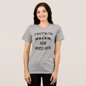 私が提供する多くのサービスの一つが皮肉です  トライブレンドＴシャツ (正面全面)