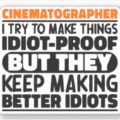 私が撮影しようとする映画おもしろい引用文 シール (正面)