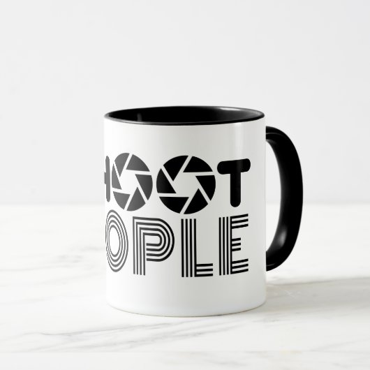 私が撮影する人々おもしろいフォトグラファー引用文 マグカップ (正面右)