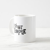 私が撮影する人カメラのマグカップ コーヒーマグカップ (正面左)