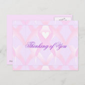 私が支持する,乳がん認識度_ ポストカード (正面/裏面)