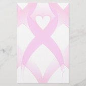 私が支持する,乳がん認識度_ 便箋 (正面)