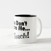 私が教える私をおびえさせません ツートーンマグカップ (正面右)