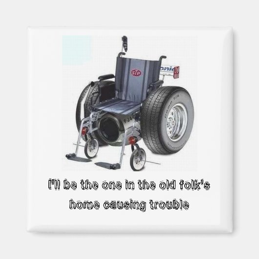 私が昔のフォークの家で… マグネット (正面)