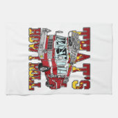 私が普通消防車をいかに転がるか キッチンタオル (横)