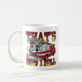 私が普通消防車をいかに転がるか コーヒーマグカップ