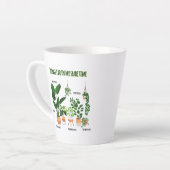 私が暇な時にやること – 庭師、ガーデニング カフェラテマグ (左アングル)