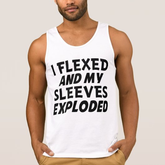 私が曲がって袖が男おもしろいのシャツを爆発 Tシャツ (正面)