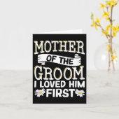 私が最初に彼を愛した新郎の母12 カード (黄色い花)