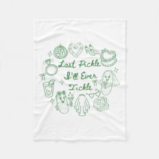 私が最後に触るきゅうりはこれだ！おもしろきゅうり独身最後のパーティ フリースブランケット