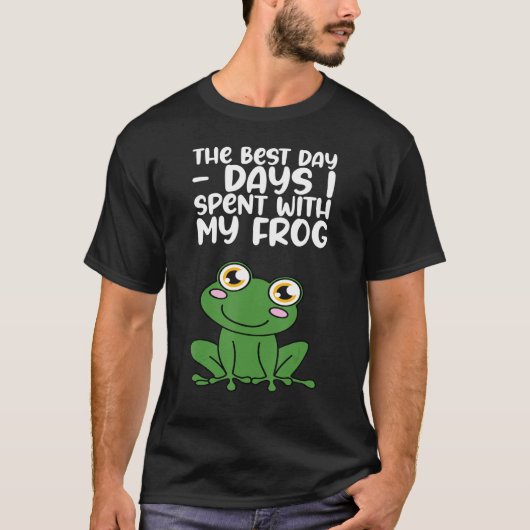 私が最高のカエルと過ごした日日 Tシャツ (正面)