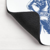 私が望むことをする西部カウガール マウスパッド (コーナー)