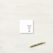 私が望むのは君だけだ ポストイット (デスク上)