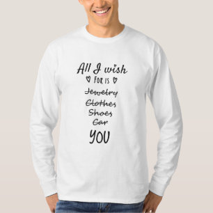 私が望むのは君だけだ Tシャツ