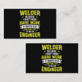 私が望んでいた懸命の仕事を気にしないからもし歓迎しなさい 名刺 (正面/裏面)