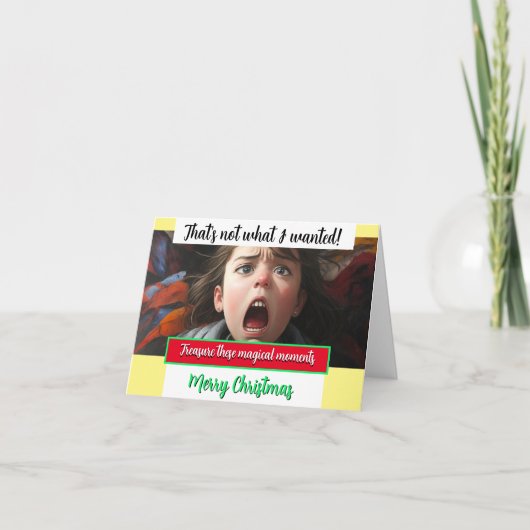 私が望んでいるものではないクリスマスの魔法 カード (正面)