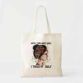 私が本について考えのTouch私の棚の本Readi トートバッグ (正面)