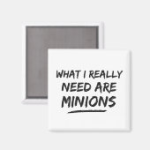 私が本当に必要なのはミニオンだ マグネット (正面/裏面)