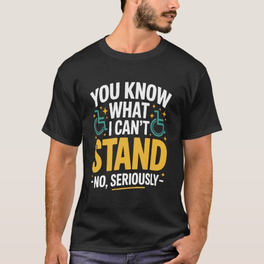 私が本当に我慢できないこと Tシャツ (正面)
