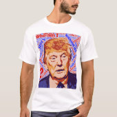 私が本当に男性の基本的なTシャツであるトランプ Tシャツ (正面)