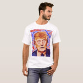 私が本当に男性の基本的なTシャツであるトランプ Tシャツ (正面フル)
