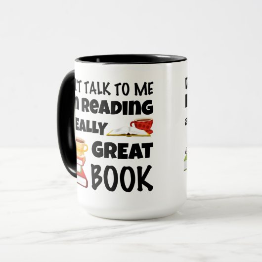 私が本当の本読だと言うな素晴らしよ マグカップ (正面左)