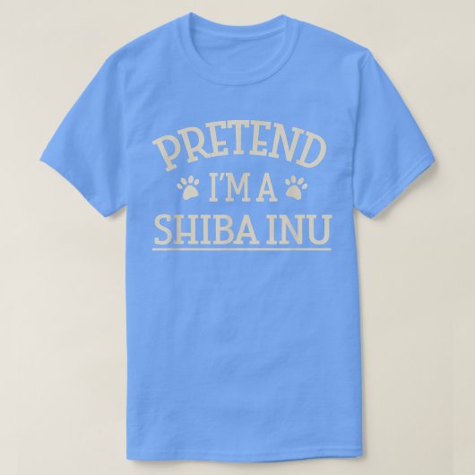 私が柴犬ハロウィン日本の品種D Tシャツ (デザイン正面)