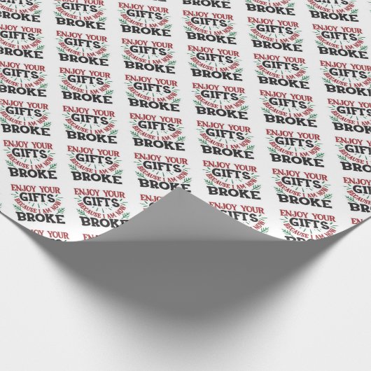 私が楽しむ今壊れたからあなたの贈り物 ラッピングペーパー (角)