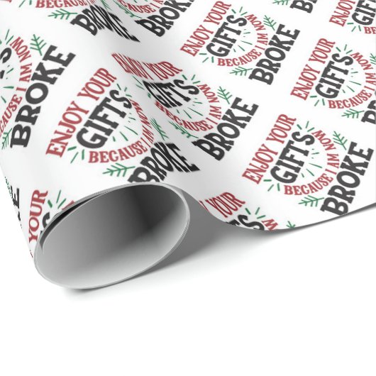 私が楽しむ今壊れたからあなたの贈り物 ラッピングペーパー (ロールコーナー)