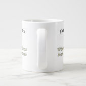 私が次に叶える2つの願い ジャンボコーヒーマグカップ (裏面)