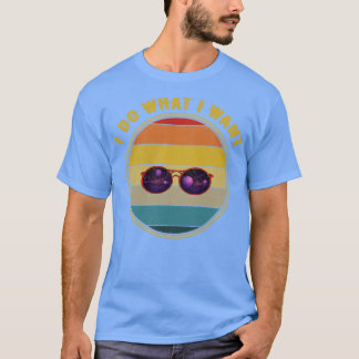 私が欲しいことをする銀河系サングラス動揺して Tシャツ