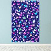 私が欲しいのはクリスマストイレ紙 キャンバスプリント (インサイチュ (ウッドフロア))