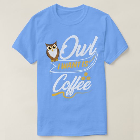 私が欲しいのはコーヒー Tシャツ (デザイン正面)