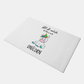 私が欲しいのは一角獣 ドアマット (アングル)