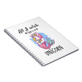 私が欲しいのは一角獣 ノートブック (右側)