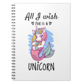 私が欲しいのは一角獣 ノートブック (正面)