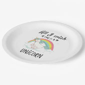 私が欲しいのは一角獣 ペーパープレート (アングル)