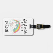 私が欲しいのは一角獣 ラゲッジタグ (正面横)