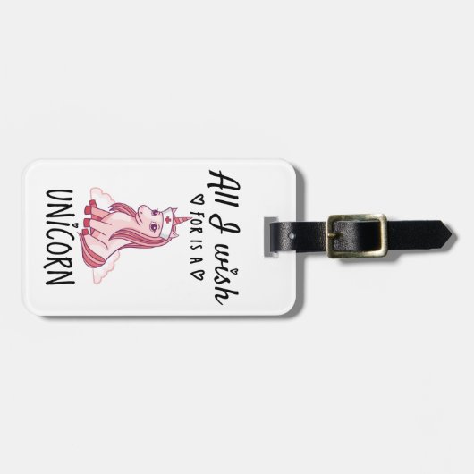 私が欲しいのは一角獣 ラゲッジタグ (正面横)