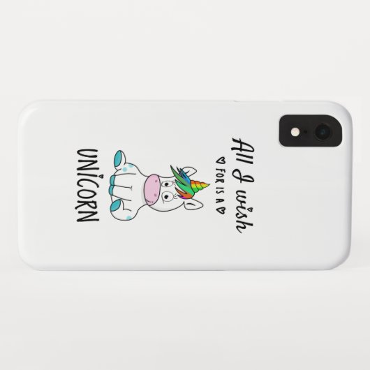 私が欲しいのは一角獣 Case-Mate iPhoneケース (裏面(横))