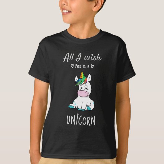 私が欲しいのは一角獣 Tシャツ (正面)