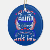 私が欲しいのは叔母が知る天国の恋しく思だけ セラミックオーナメント (左)