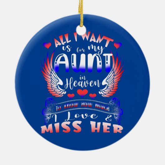 私が欲しいのは叔母が知る天国の恋しく思だけ セラミックオーナメント (裏面)