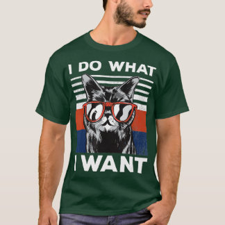 私が欲しいものは猫子猫ヴィンテージ黒猫レトロ Tシャツ
