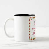 私が欲しいもの季節引用文ブラックインテリアマグカップ ツートーンマグカップ (左)