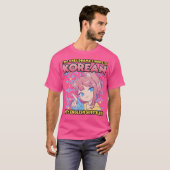 私が欲しいドラマは英語のスプティを持つ韓国人だけだ Tシャツ (正面フル)