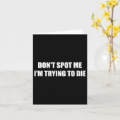 私が死にようとしている場所を見つけないで カード (黄色い花)