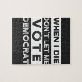 私が死んだらデモキャットに投票させてくれ ジグソーパズル (横)